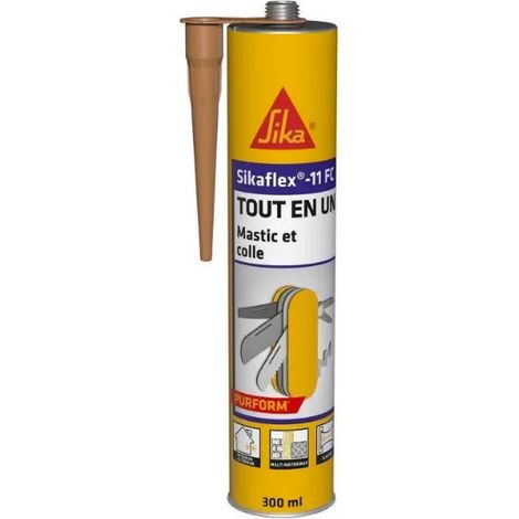 Sikaflex 11FC+ beige, cartucho de 380 g.