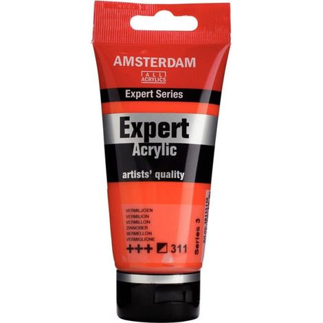 Peinture Acrylique - Royal Talens - AMSTERDAM EXPERT - 75ml - Vermillon - Mat (1/2)