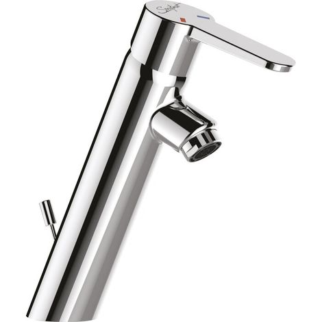 Mitigeur de lavabo - SANIFIRST - Hoptim' - Manette pleine - Avec vidage (1/2)