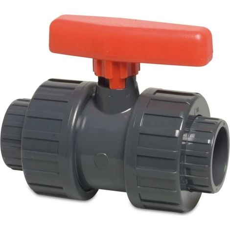 Vanne à Boisseau PVC-U 20mm, Raccord Muffe PN16