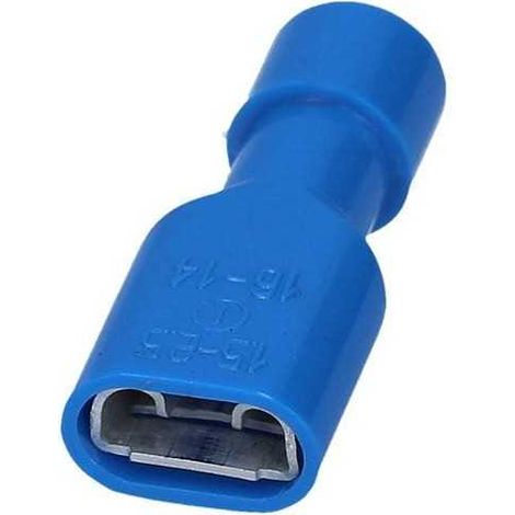 Cosse de câble Femelle 6,3x0,8 isolees Bleu Cembre