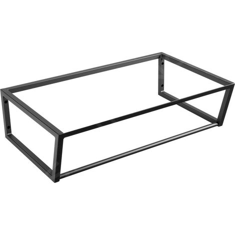 Sapho Ska - Support pour lavabo, 750 mm, noir mat SKA202 (1/5)