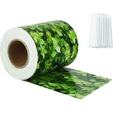 STRISCIA OMBREGGIANTE FRANGISOLE PVC + 20 CLIPS - cm.19h. X mt.35 FOGLIE (1/3)