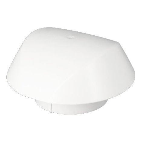 Nicoll – Chapeau de ventilation Ø125 mm – Finition métal – Anti-nuisible intégré – Adaptable sur tube PVC – Pour toits plats étanches