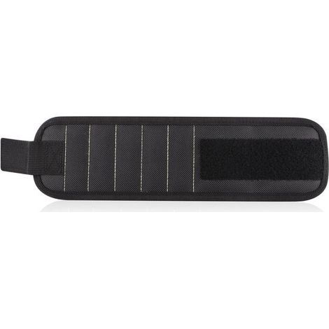 - Magnetisches Armband - Praktisches Werkzeug - Nützliches Geschenk - Schwarz - Ideal für Heimwerker - Geschenkidee zum Vatertag - 38 cm (1/5)