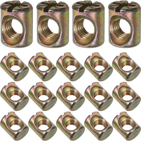 VALICLUD 50 écrous cylindriques à ressort fendus M6, goupilles (1/5)