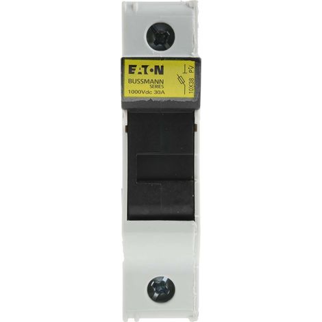 Porte-fusible monté sur rail Eaton Eaton Bussman taille 10 x 38mm 30A 1kV ( Prix pour 1 )