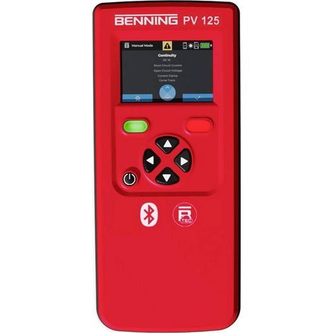 Benning PV 125 Appareil de mesure photovoltaïque
