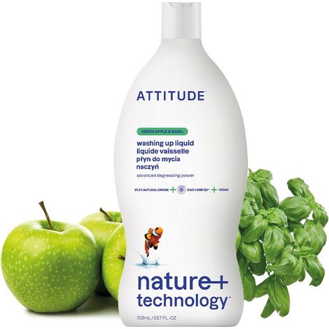 Spülmittel mit grünem Apfel-Basilikum-Geschmack, 700 ml (1/5)