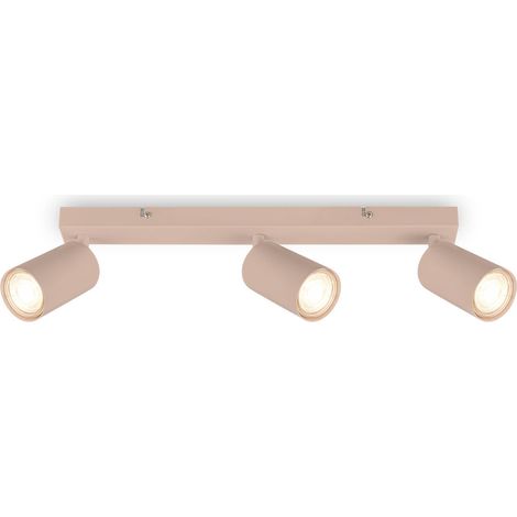 Briloner Deckenlampe Schwenkbar 44x8,5 cm GU10 Fassung max. 9W 3-flammig Beige - Deckenstrahler Wohnzimmer Flur Küche Büro (1/5)