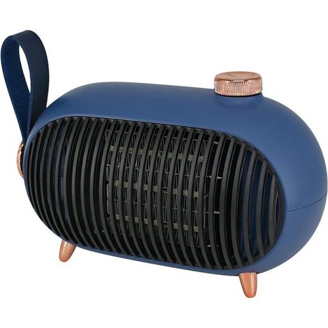 Radiateur d'appoint portable mini - Chauffage électrique compact pour maison et bureau - Petit radiateur mural économe en énergie avec protection anti-surchauffe - Chauffage rétro pour chambre, campin (1/5)