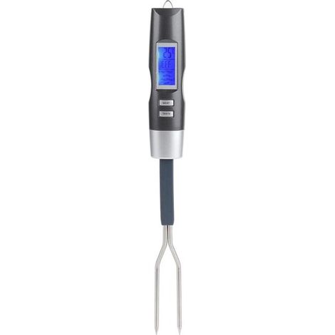 Digitales Fleischthermometer für den Grill – Professionelle Grillgabel mit LCD-Bildschirm