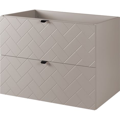 Mobile da bagno, Cashmere, 80 x 57 x 46 cm, Maniglie Nere (1/5)