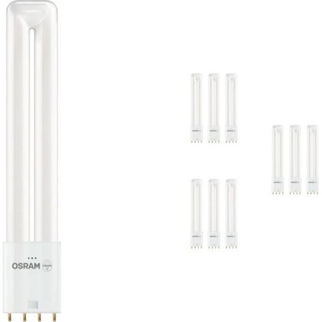 Lot 10x Ledvance Dulux-L LED 8W - 830 Blanc Chaud  Équivalent