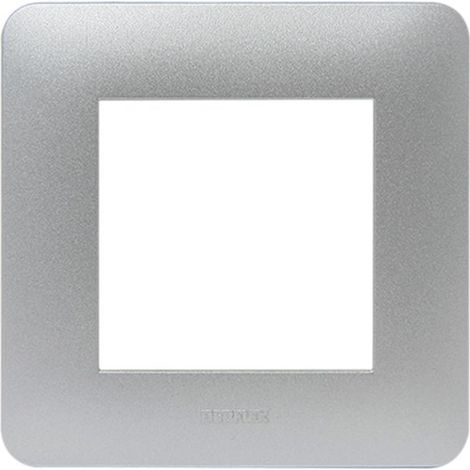 Plaque 1 Poste Alu Casual Finition Aluminium Moderne - Debflex