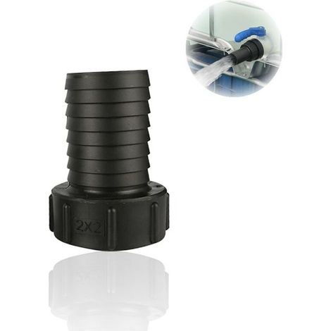 Adaptateur de Tuyau de Réservoir IBC 60 mm Filetage grossier Import à 50 mm Pour Tuyau d'arrosage - Adaptateur de valve Raccord de Tuyau Outils (1/4)