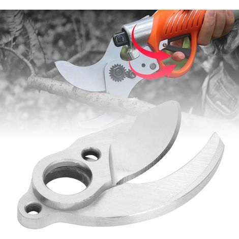 Lot de 2 lames de rechange pour sécateur, en acier allié SK5 haute dureté, diamètre 25-28 mm. (1/5)