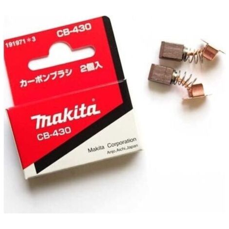 Juego de escobillas de carbón MAKITA CB430 - 191971-3 (1/4)