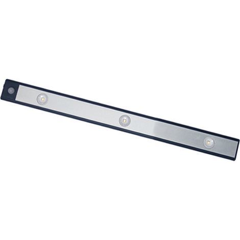 Ultradünne LED-Schrankleuchte, smart, wiederaufladbar, kabellos, mit Bewegungssensor, 40 cm / 15,7 Zoll, schwarz (1/5)