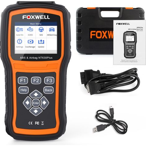Outil de réinitialisation Foxwell NT630 PLUS OBD2 AutoMaster ABS Airbag SRS (1/5)