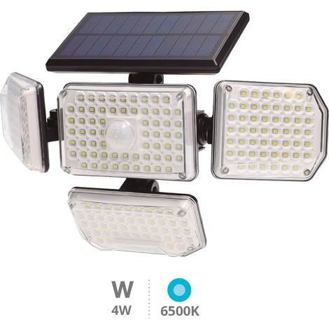 Aplique solar LED Lanteri con sensor de movimiento y crepuscular 4W 6500K (1/5)