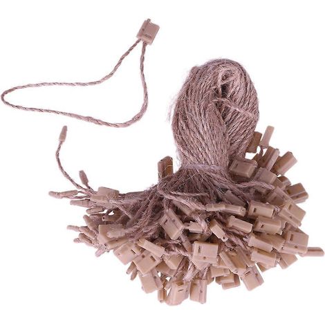 1000 cordes en chanvre résistant pour suspendre vêtements, tablettes et étiquettes en magasin (style général) (1/3)