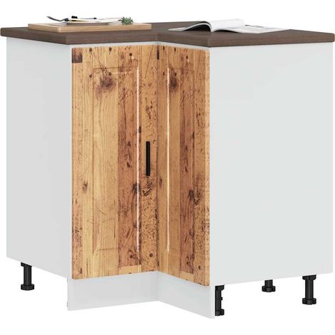 Küchen-Eckunterschrank Porto Altholz-Optik Holzwerkstoff