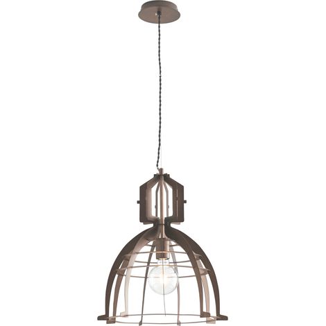 "Lampadario a sospensione URBAN bronzo in metallo (1xE27)" (1/2)