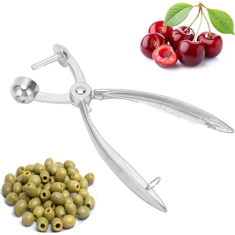 Dénoyauteur à cerises, dénoyauteur à olives en alliage d'aluminium (1/5)