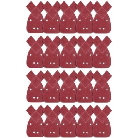 [NEVER USED] 20 Pieces Triangle Abrasive Sheets, 60 Grit Mouse Sanding Sheets, Sandpaper for Detailing, Palm Sander