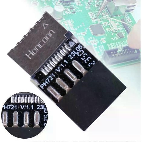 USB-20-Adapterkarte (Typ E auf USB 20, 9-poliger Stiftleistenstecker) (1/4)