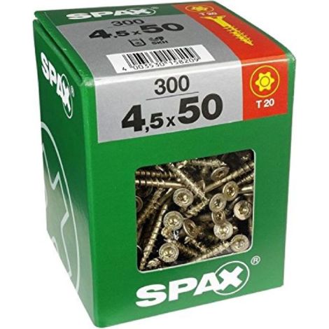 SPAX TRX Teilgewinde 4,5X50mm XXL(300 Stk)