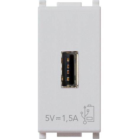Unità alimentazione USB 1M Vimar plana silver 14292.SL (1/4)