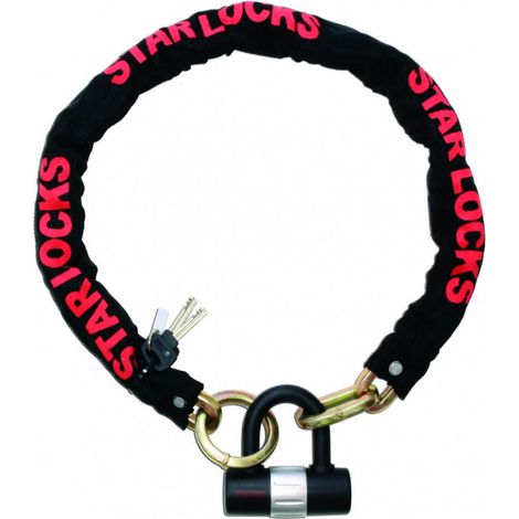 Antivol Chaine + Cadenas Ø10mm x 10mm x 1m