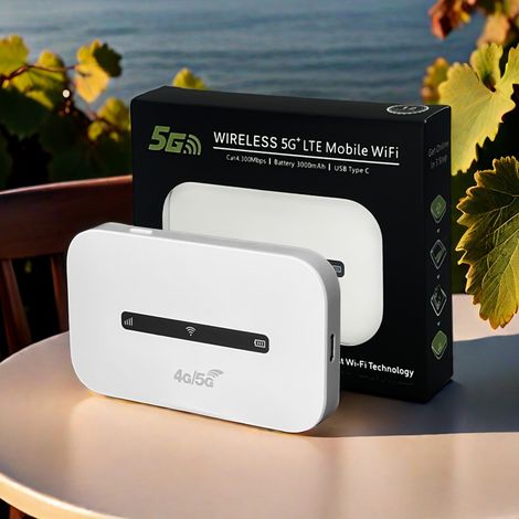 4Grouter Portable LTE Wireless Router TYPE-C4GMIFI with SIM Card Insertion, WiFi, and Large Capacity Battery -- M6 (1/3)