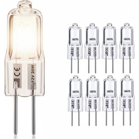 20er-Packung G4-Halogenlampen 10 W 12 V – Warmweißes Licht