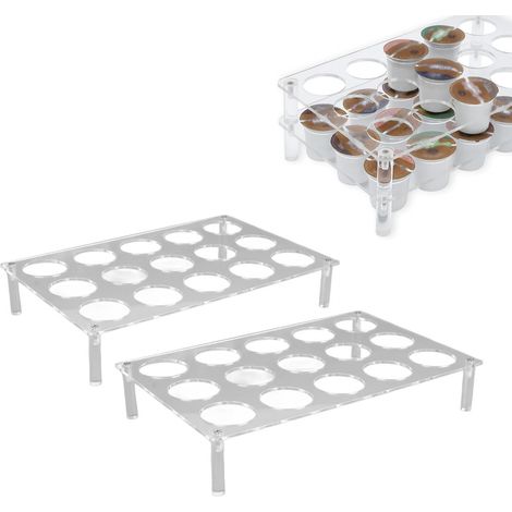 Présentoir à capsules de café YX037, présentoir à sachets de café, présentoir de rangement pour grains de café, support pour dosettes K-Cup (1/5)