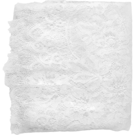 Chemin de table en dentelle blanche, nappe de mariage française, décoration de table familiale, 36 x 300 cm (1/5)