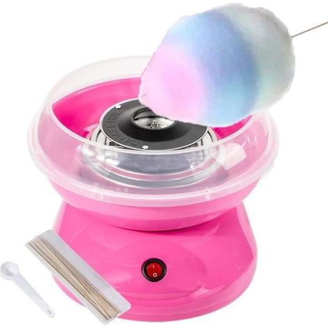Machine À Barbe À Papa - 650 W - Pour Fête Familiale Anniversaire Mariage - Rose - 1 Pièce (1/4)