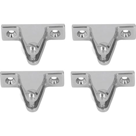 Charnière de Pont Durable en Acier Inoxydable 4 Pièces pour Matériel de Montage de Bateau, Parfaite pour les Bateaux de Pêche, 2,4 X 0,8 Pouces, X Charnière de Pont (1/4)