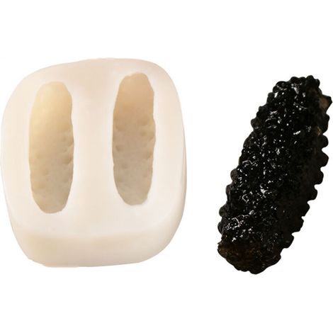 Moldes de silicona con forma de comida - 2 pepinos de mar