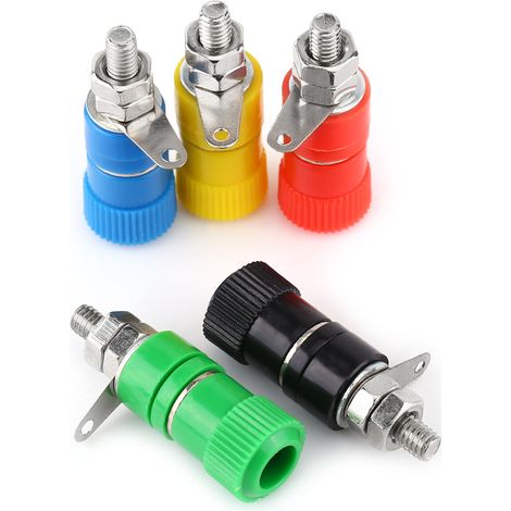 20 embouts femelles à visser pour fiches banane 4 mm, connecteurs jack, lot de 20 pièces (1/5)