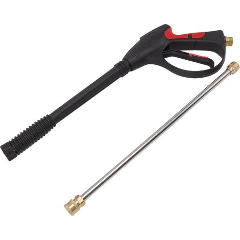 Nettoyeur haute pression portable de 4000 PSI avec rallonge M22 pour le nettoyage des voitures, des jardins et l'arrosage.