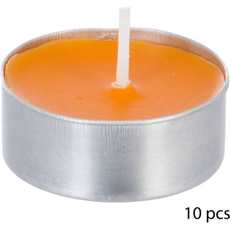 Set mit 10 Duftkerzen - exotische Früchte - 150g