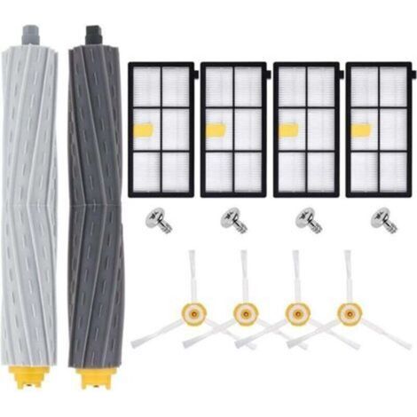 Ersatzteilset für iRobot Roomba 800 900 Serie 860 865 866 870 871 875 876 880 886 896 960 966 971 976 980 981 Ersatzbürsten, Filter und Zubehör für Roomba Staubsauger (1/4)