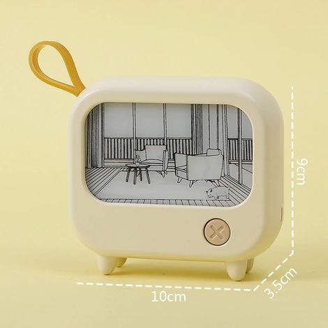 Veilleuse LED jaune pour téléviseur, lampe de bureau mignonne pour enfants (1/5)