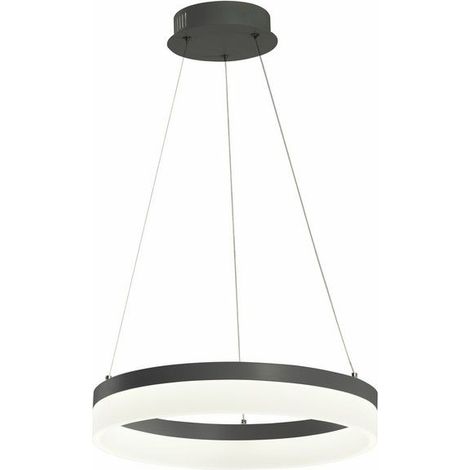 Suspension Cornelia anneau Ø40cm anthracite LED 24W (1/2)