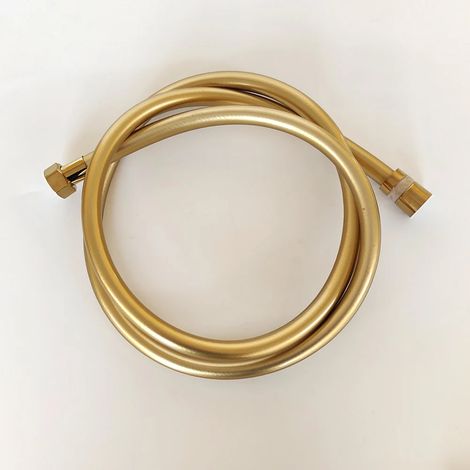 (Noir, 400 cm) Tuyau de douche universel en PVC à main, flexible, anti-nœuds, anti-explosion. (1/5)