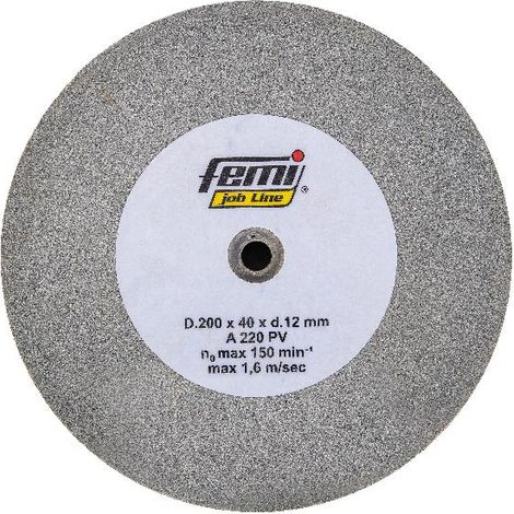Schleifscheibe Ø200 x 40 x 12 mm Korn 220 FEMI - SH23-020