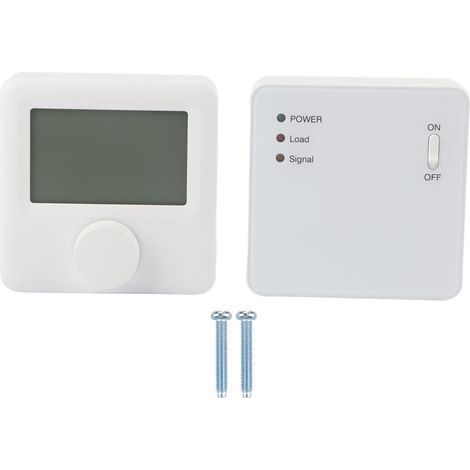 Thermostat programmable de chauffage, contrôleur de température numérique sans fil RF de haute précision 5 35 °C, salon 5 + 2 jours pour la maison (1/5)